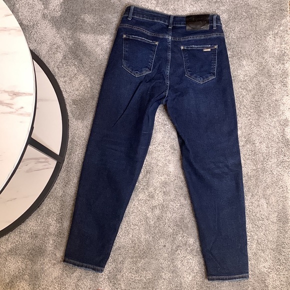 Dark bleu fitted Jeans - Picture 2 of 2